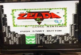 [Map in good condition] The Legend of ZELDA NES The Legend of ZELDA