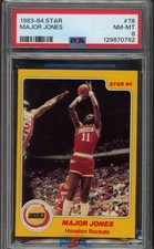 1983-84 Star #78 Major Jones PSA 8 Houston Rockets