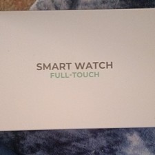 Smart Watch Full-Touch HD Large Screen 24H Heart Rate Monitoring Black Silicone