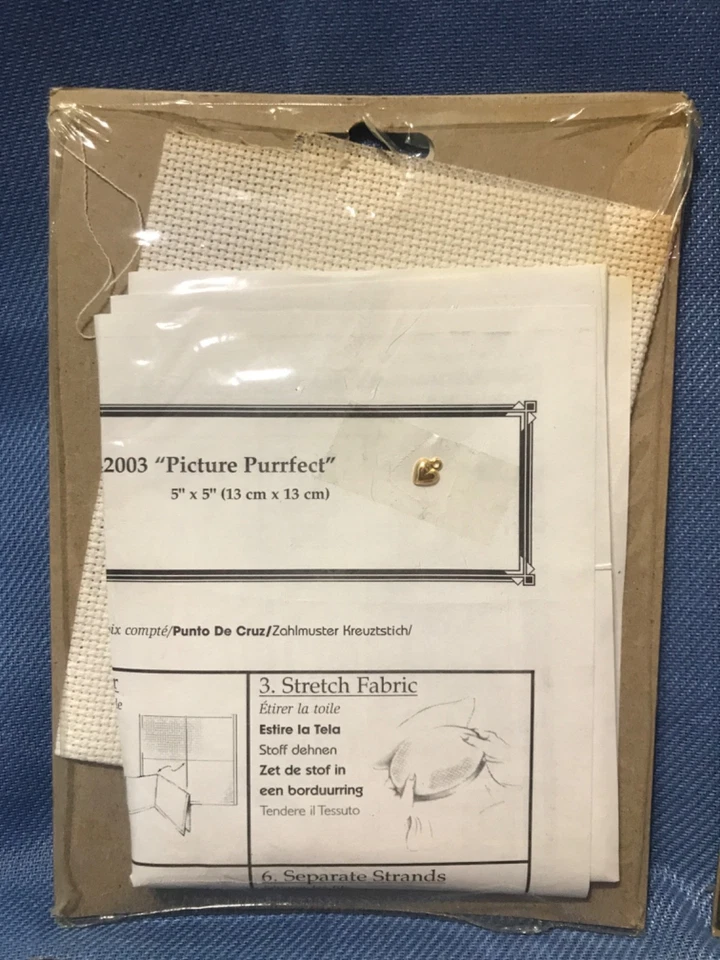 Lote de 4 kits de punto de cruz contados usados nunca abiertos nuevos Foto 3 de 4