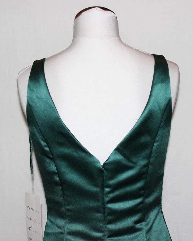 NUEVO Jordan Fashions Dama de honor Formal Vestido de Noche Baile de graduación Vestido talla 8 $159 Esmeralda Foto 4 de 4