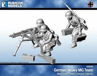 German Heavy MG Team Wargames Modell 1/56 (28 Mm) Rubicon RU-284040