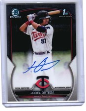 2023 Jorel Ortega Bowman Chrome 1st Chrome  Auto  RC     #CPA-JORT (H154)