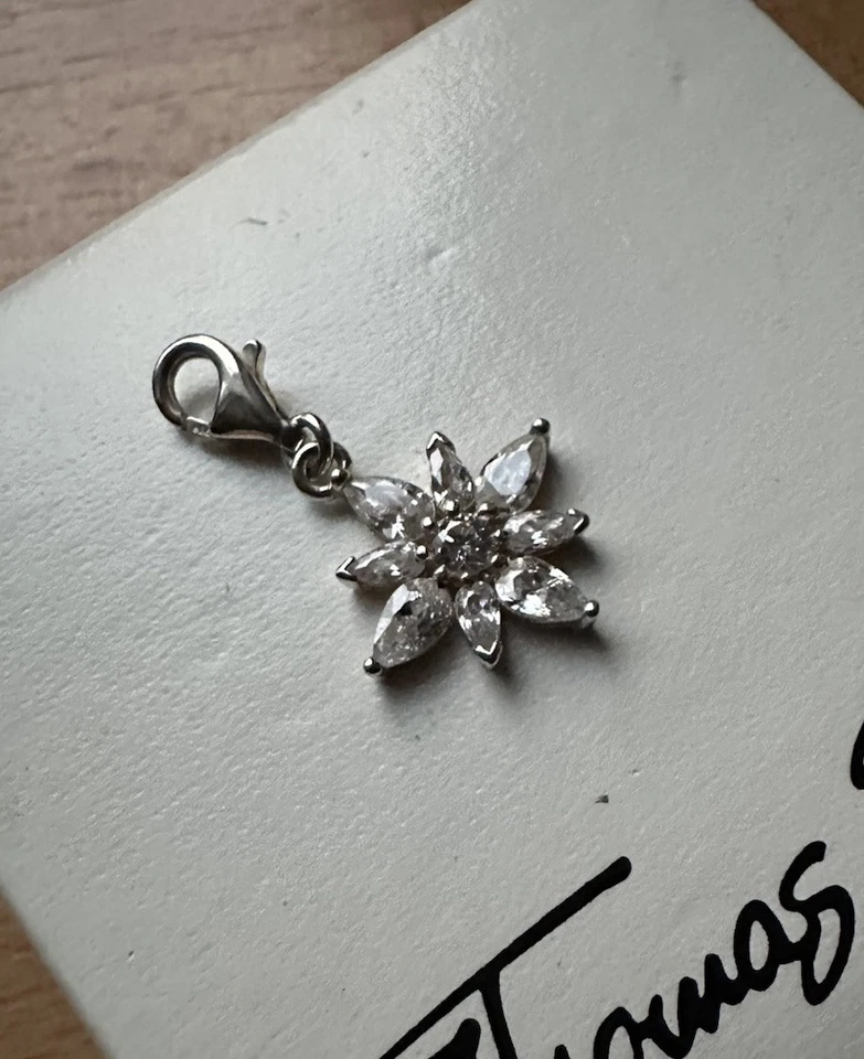 Thomas Sabo Charm Eisblume Stern Weiß Zirkon - Bild 4 von 4