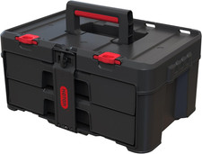 Keter Stack-n-roll Two Drawer Tool Box For Small Parts And Power Tool Keter Stack-n-roll Two Drawer Tool Box For Small Parts And Power Tool