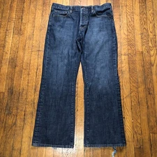 Vintage Gap Boot Fit Jeans Men’s Size 36x32 Blue Button Fly Y2K Bootcut Western