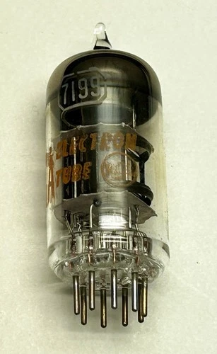 1 RCA 7199 Vintage NOS Glass Mini Pentode Vacuum Tube For Dynaco & AMPEG Amps