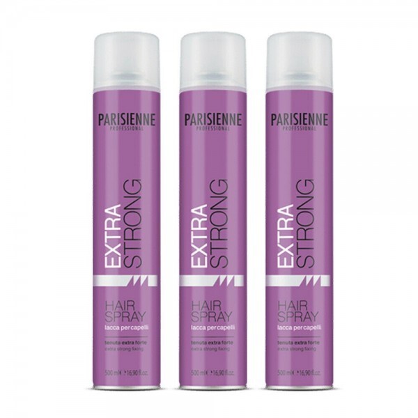 3 X LACCA SPRAY 500ML STRONG FISSAGGIO FORTE EVELON PROFESSIONALE PARRUCCHIERI