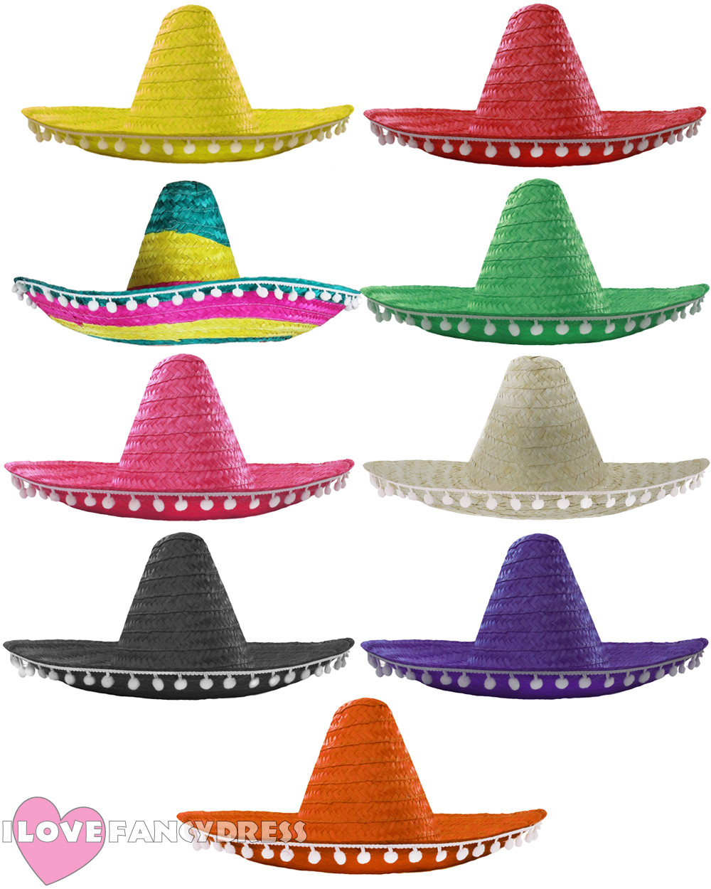Straw Mexican Costume Sombreroes Set Of 6 Mexican Sombrero Hats – Wild West Fancy Dress Costume Party Accessories Forum Mexican Costume Sombreroes