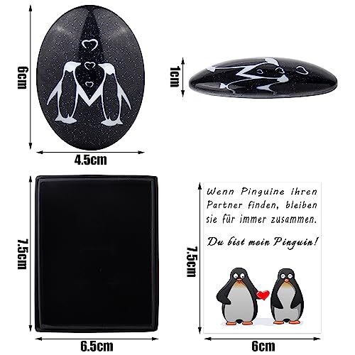 2x Pinguine Hug Plüschtiere - Positive Geschenke Für Freunde & Paare