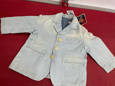 Replay Sons  Baby  Gr.68 Jacke Sakko  Blaser  Blau Gestreift Ladenpreis 189,90 