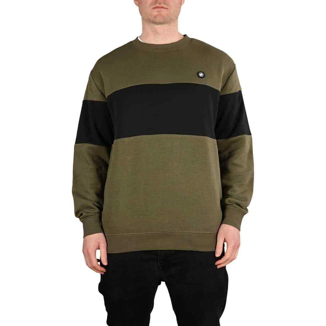 DC Riot Crew Neck Sweatshirt - Ivy Green | eBay