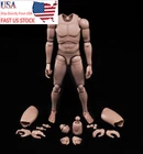 1/6 MX02-A Europe Skin Male Figure Body Model Toy with Neck For 12" Head