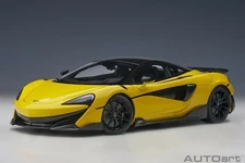 1/18 McLaren 600LT Sicilian Yellow & Carbon Composite Model Car By AUTOart 76082