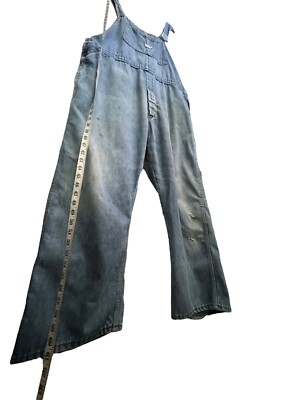 Vintage JCPenney Big Mac Overalls Mens 2X-Large Blue