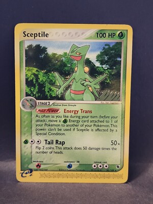 Pokemon Sceptile 20/109 EX Ruby and Sapphire Non Holo Rare