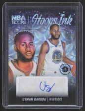 2023-24 HOOPS INK USMAN GARUBA AUTO 02/75 GOLDEN STATE WARRIORS #HI-GAR