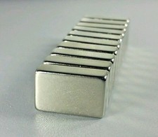 10 Neodymium Magnet N52 3/4''x1/2''x1/4"