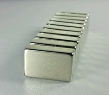 10 Neodymium Magnet N52  3/4''x1/2''x1/4"