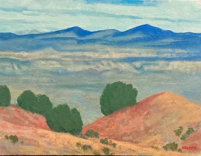 Realism Santa Fe Southwest Impressionism High Key Landscape Art Oil Painting