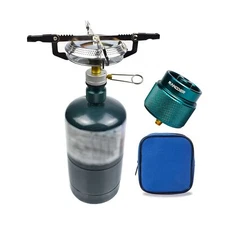 Propane Stove Portable Isobutane Camping Stove with Gas Adapter - 1... Fast Ship