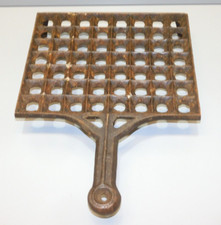 -BELLE ANCIENNE GRILLE DE CHEMINEE  56 ESCARGOTS XIX Collection ART POPULAIRE  D