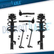 Front Struts & Spring Sway Bars Tie Rods for 2009 2010 2011 2012 Toyota Venza