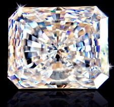 12 ct Radiant Cut Extreme Fire Top CZ Imitation Moissanite Simulant 17 x 12