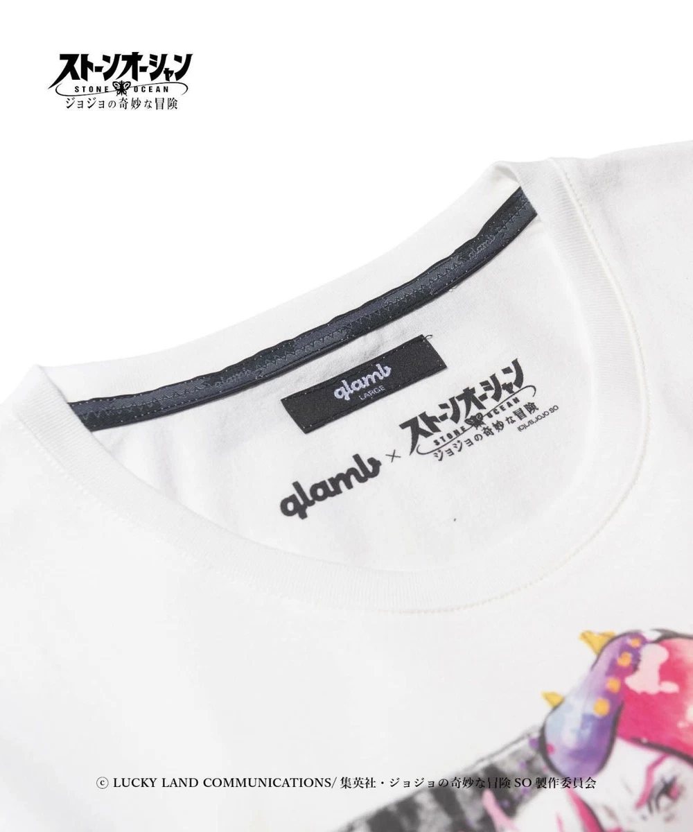 JOJO s Bizarre Adventure glamb T shirt Narciso A T White eBay