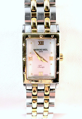 Raymond Weil  Tango Women's Diamond Watch in Excellent Condition Model 5971 .