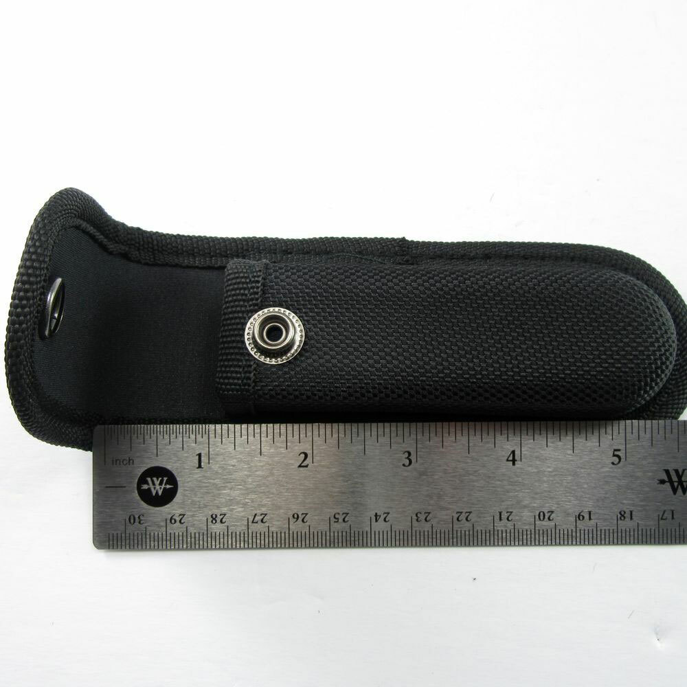 USA 2Pcs Portable Hard Boxed Reinforced Nylon Belt Sheath for 5" Folding Knife