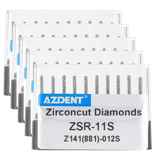 Dental High Speed FG Diamond Burs Cutting Zirconia Ceramic Friction Grip 1.6mm - Picture 46 of 124