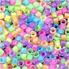 Miyuki Delica Seed Beads Size 11/0 Luminous Colors Mix 7 Gram Tube