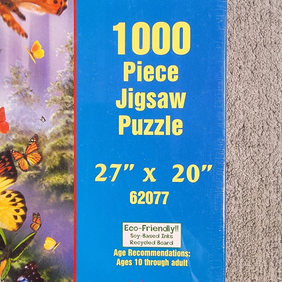 Sunsout 1000 piece Jigsaw Puzzle "Butterfly Woods” David Penfound 27 x 20”  NEW - Image 2 of 4