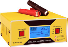 Car Battery Charger Automatic, 6/8/12/14/16/24V Adjustable Voltage Battery Charg