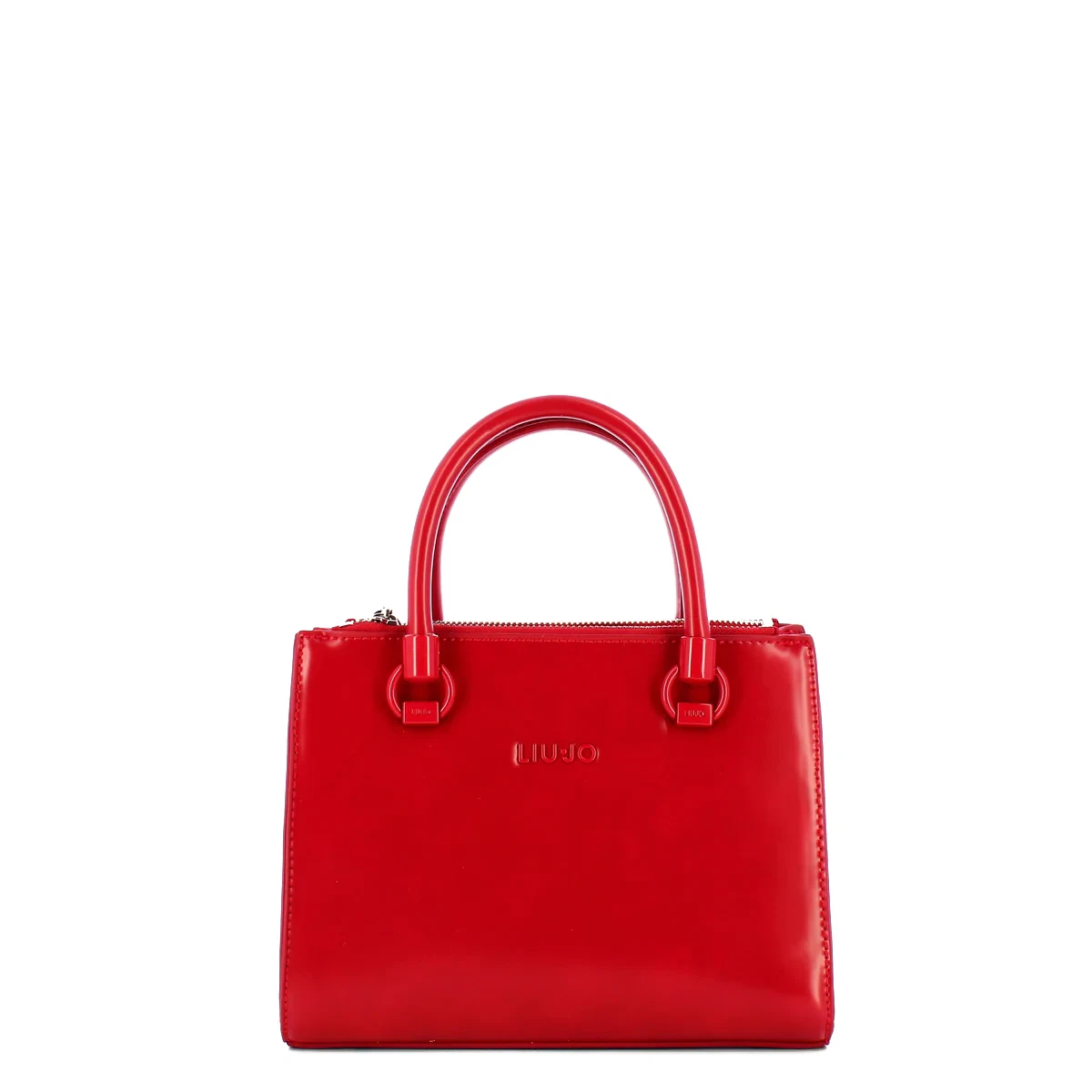 NEW Liu Jo Borsa a mano Small in vernice Strawberry AF3340E0132 STRAWBERRY