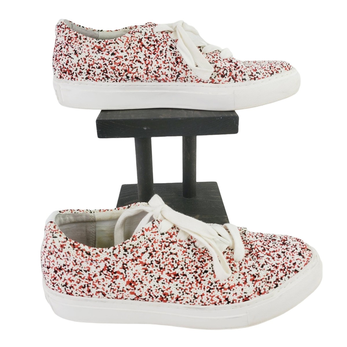 Katy Perry Collections Women's Sprinkle Beaded Low Top Sneaker, Sz