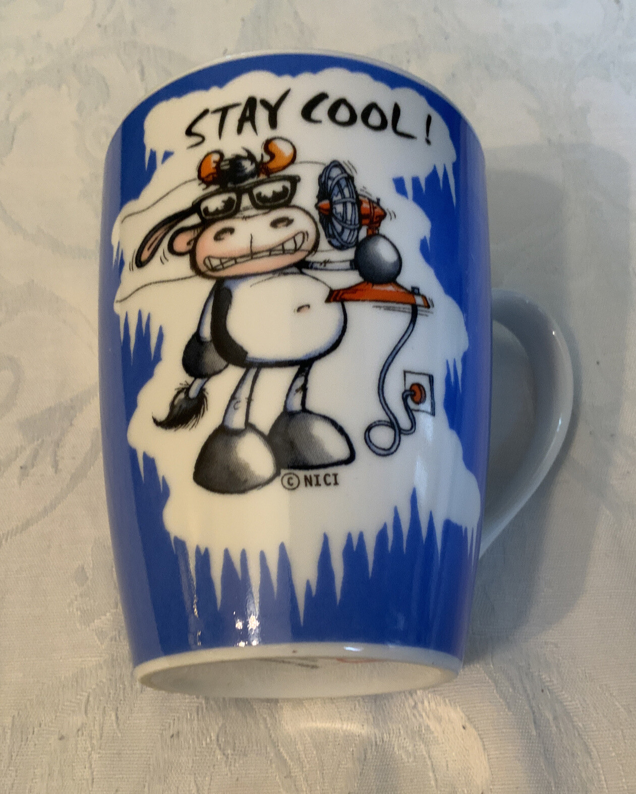 Nici 23639 Tasse Kuh Stay Cool Porzellan Ø8,5cm Ice Ice Baby 11cm Farm