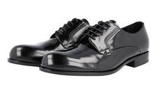 PRADA Welt Sewn Leather Derby Dress Shoes - 2EE207 - Black NEW - US 7 EU 40