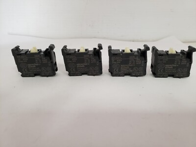SPRECHER & SCHUH D7-X01L AUXILIARY CONTACT BLOCK 1 NC 10A SER A (LOT OF 4) NNB
