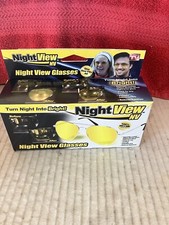 Men's VTG RETRO Day or Night DRIVING RIDING SHOOTING Yellow Lens GLASSES DWK91