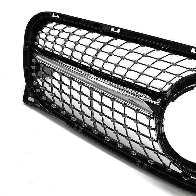Front Upper Grille For Mercedes Benz X156 2014-2017 GLA180 GLA200 GLA250 Grill Foto 3 de 4