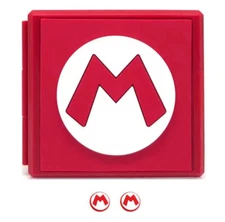 12 Slot Super Mario/Mario Bros Themed Game Case for Nintendo Switch Game Cards