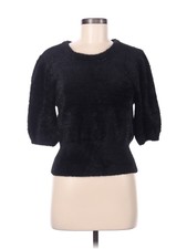 Chelsea & Violet Women Black Faux Fur Jacket M