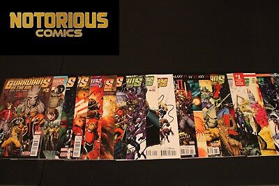 Guardians of the Galaxy 1-19 Complete Comic Lot Run Set Marvel Collection Bendis