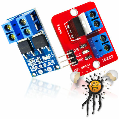 D4184 15A 400W 5-36V IRF520 0-24V Power PWM Mosfet Modul Transistor LED Motor 