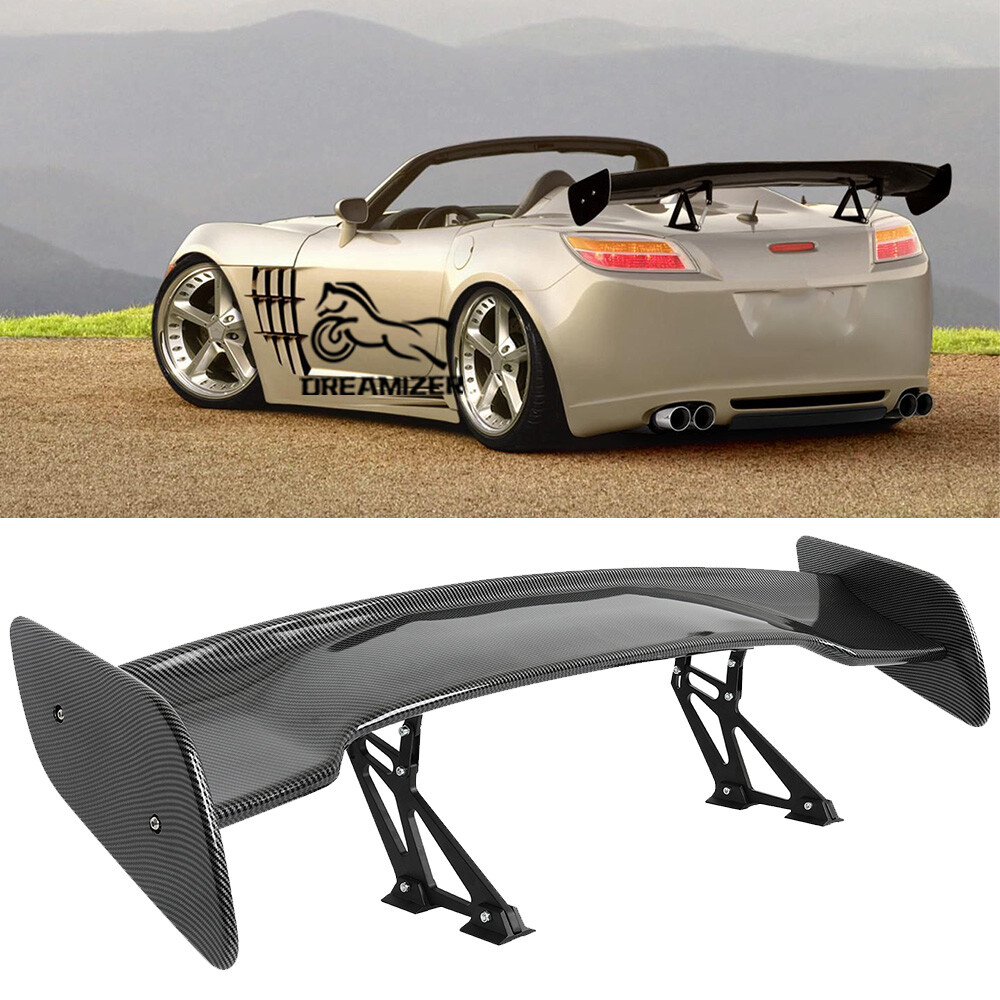 47in Carbon Rear Trunk GT Racing Spoiler Wing Lip For Saturn Sky