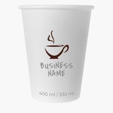 Paper Cups Disposable  custom printed design Hot Drinks Cafes Vending