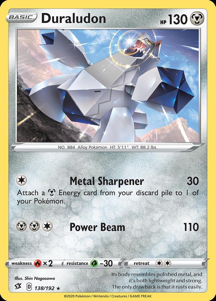 Pokemon Duraludon (138/236) Rebel Clash LP HOLO