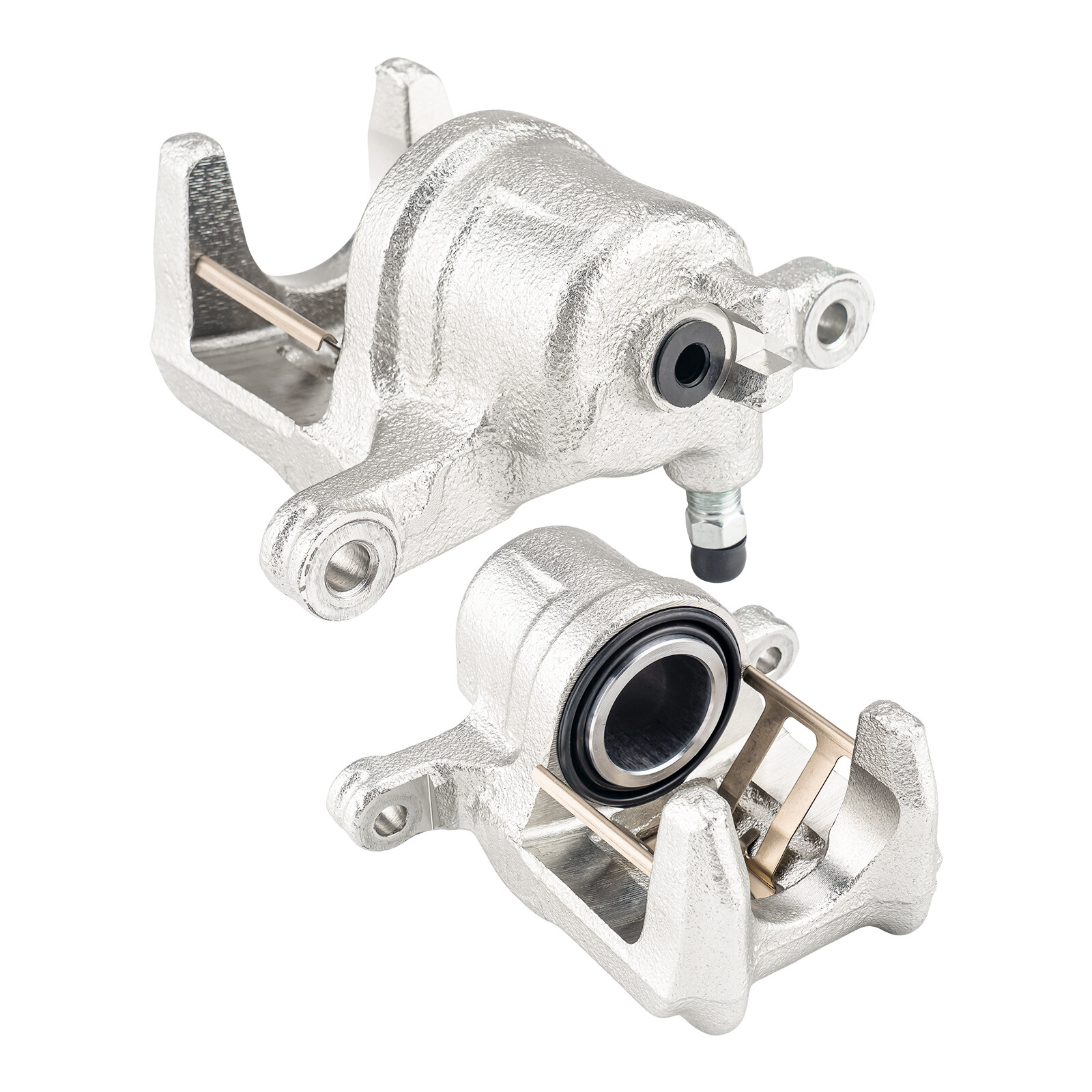 New Pair Rear Disc Brake Calipers w/Bracket For Honda CR-V 2.4L 2002 2003 2004